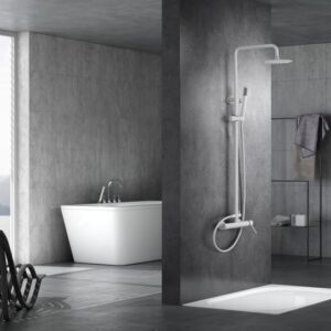 Στήλη ντουζ IMEX MILOS BDYS045/BL blanco mate