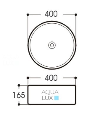 Νιπτήρας AQUA LUX AL5118 Φ40 - Image 3