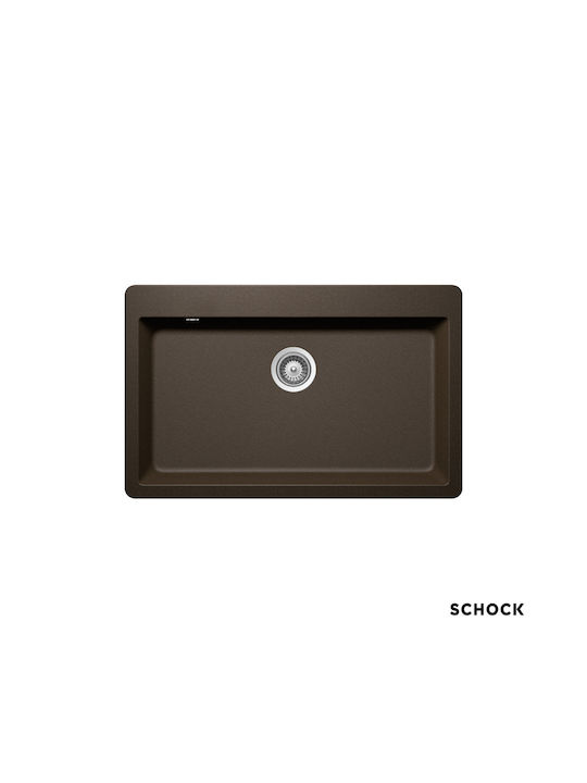 Νεροχύτης Ένθετος SCHOCK MONO 15090-1221 83,8x53 Bronze