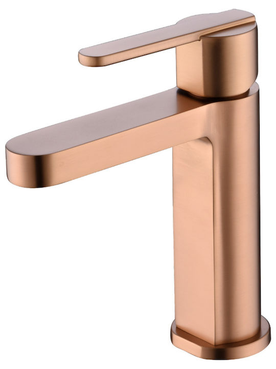 Μπαταρία Νιπτήρα IMEX ROMA BDR001-1ORC ροζ χρυσό ματ/χαλκού - Image 2