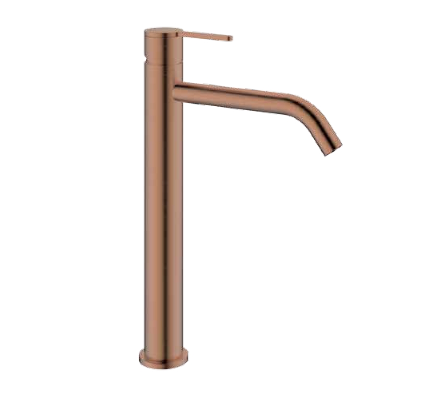 CARLA 690312BR Μπαταρία Επιτραπέζια Brush Rose Gold με βαλβίδα
