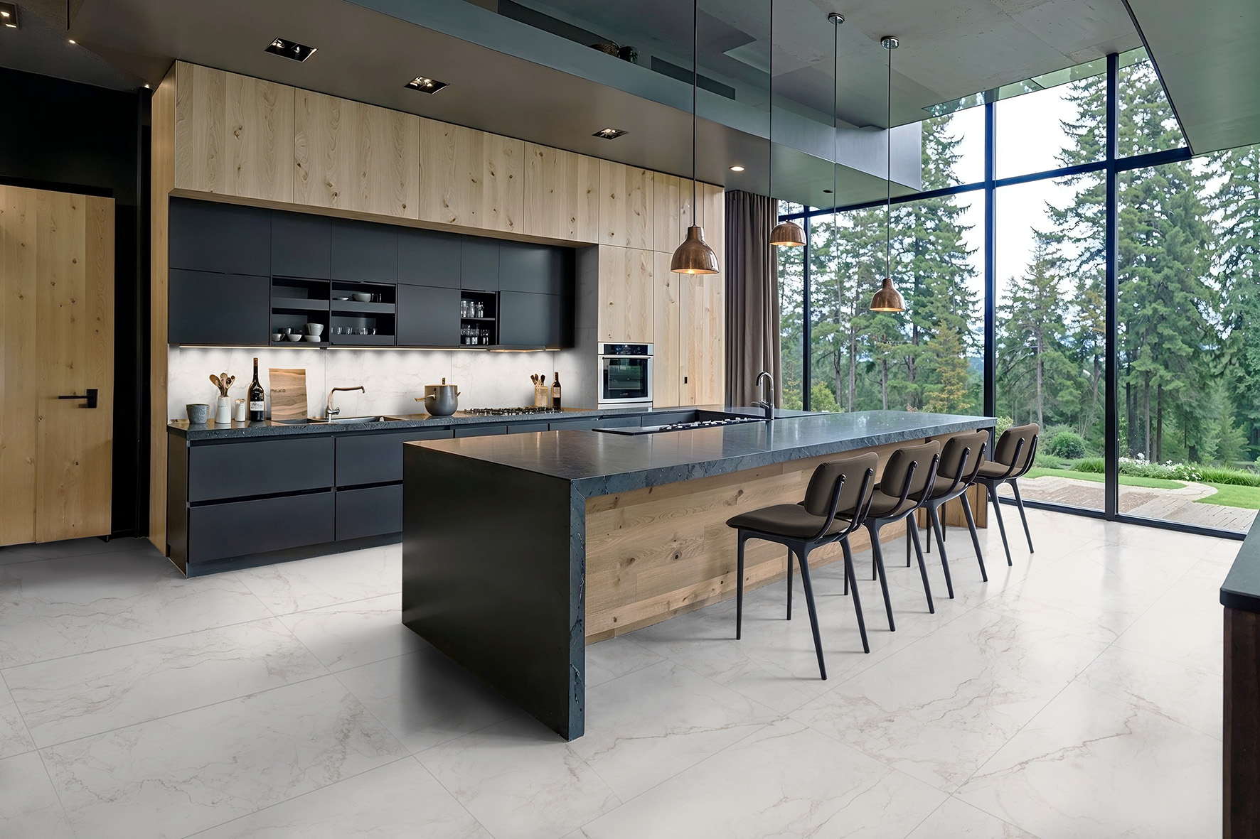 Πλακάκι Δαπέδου-Τοίχου KEROS CALACATA GRIS Matt 60X120