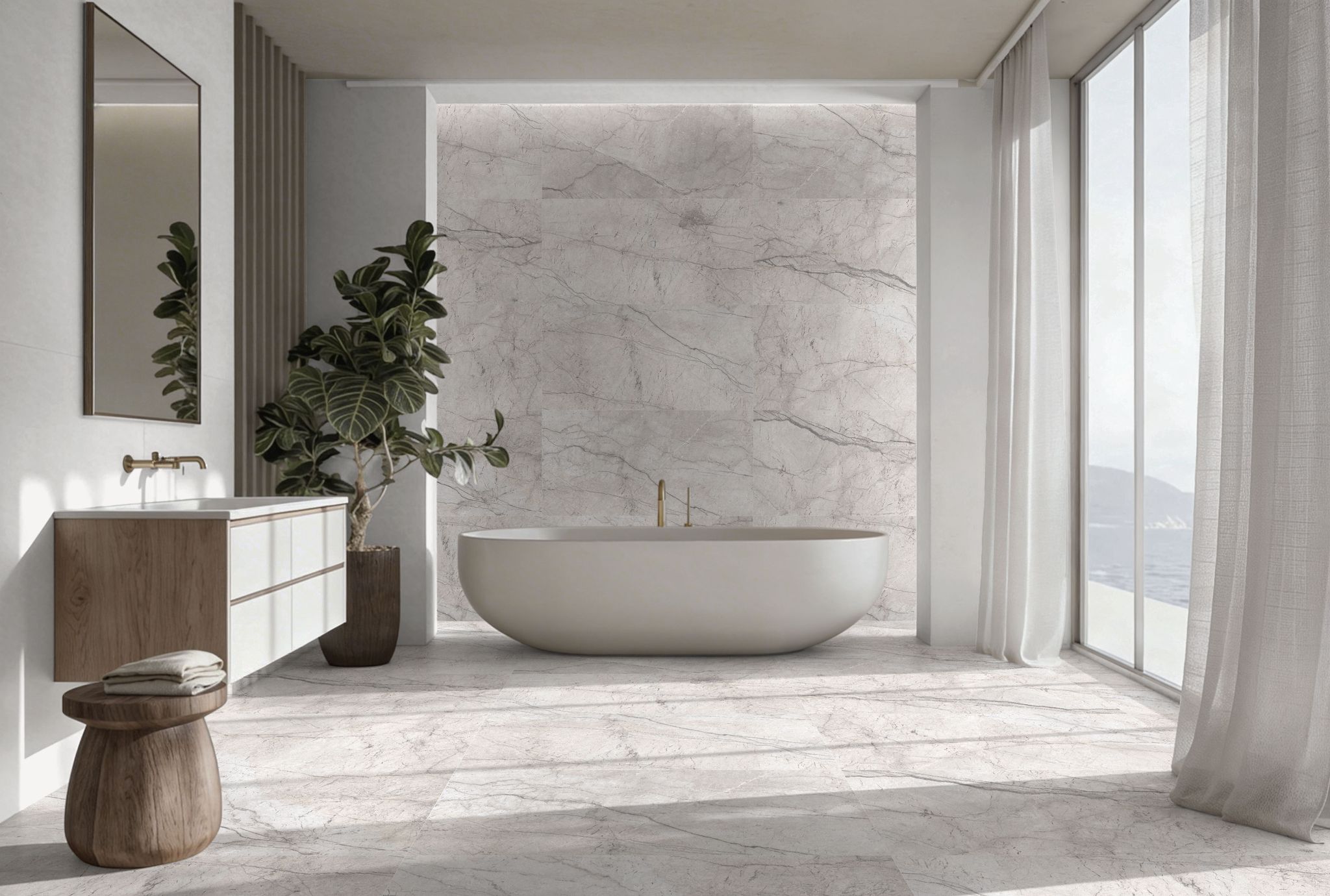 Πλακάκι Δαπέδου-Τοίχου KEROS EMPIRE GRIS Matt 60X120