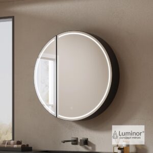 Φωτιζόμενος Καθρέπτης LED με Ντουλάπι Μπάνιου ROOT Φ70   5026